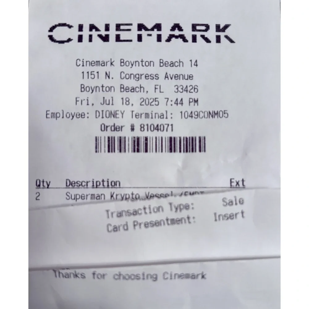 Superman Movie 2025 Krypto Popcorn Bucket Cinemark New Fast Shipping only 2 left